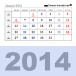 Monatskalender 2014 kostenlos zum Ausdrucken